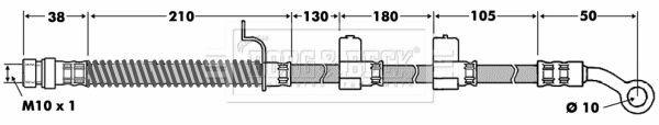 BORG & BECK Jarruletku BBH7455